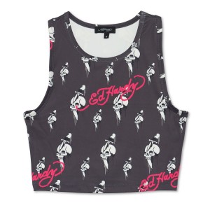 Black Ed Hardy Skull Sport Tank | OD7965241