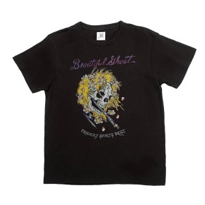 Black Ed Hardy Yellow Hair Skull Tee | KS7280361