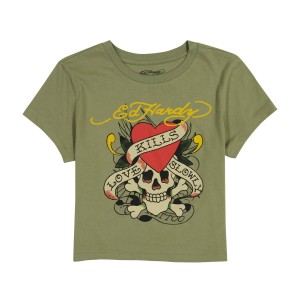 Olive Ed Hardy Olive LKS Baby Tee | HQ8651072