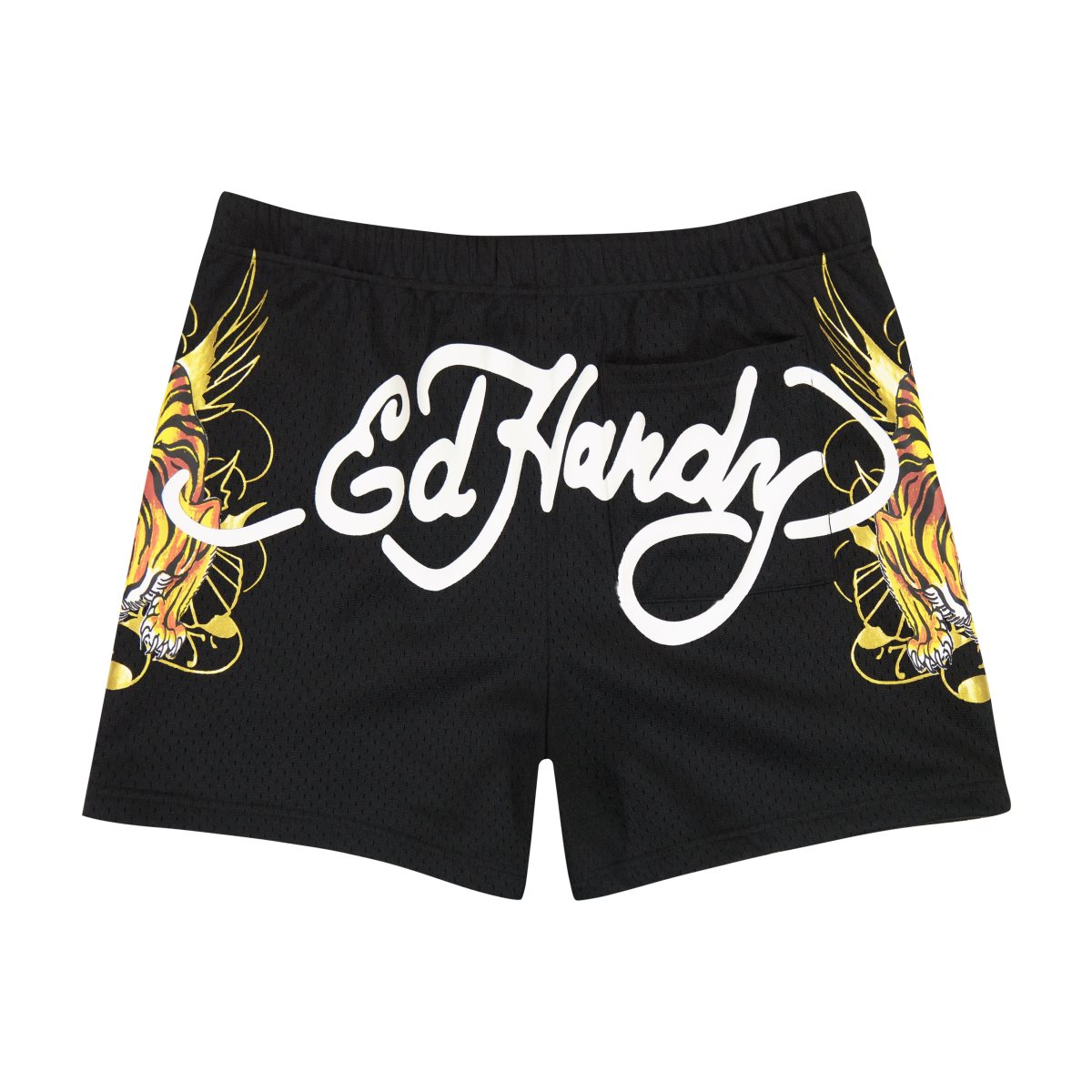 Black Ed Hardy Crawling Tigers Short | PT1956837