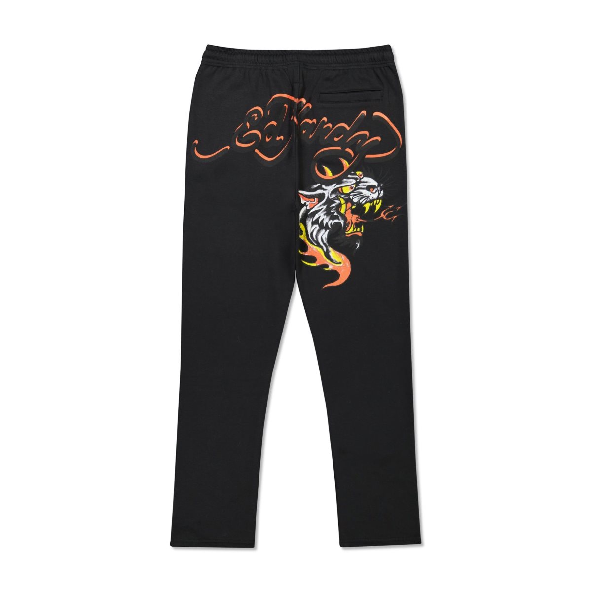 Black Ed Hardy Fire Panther Sweatpant | QG5412768