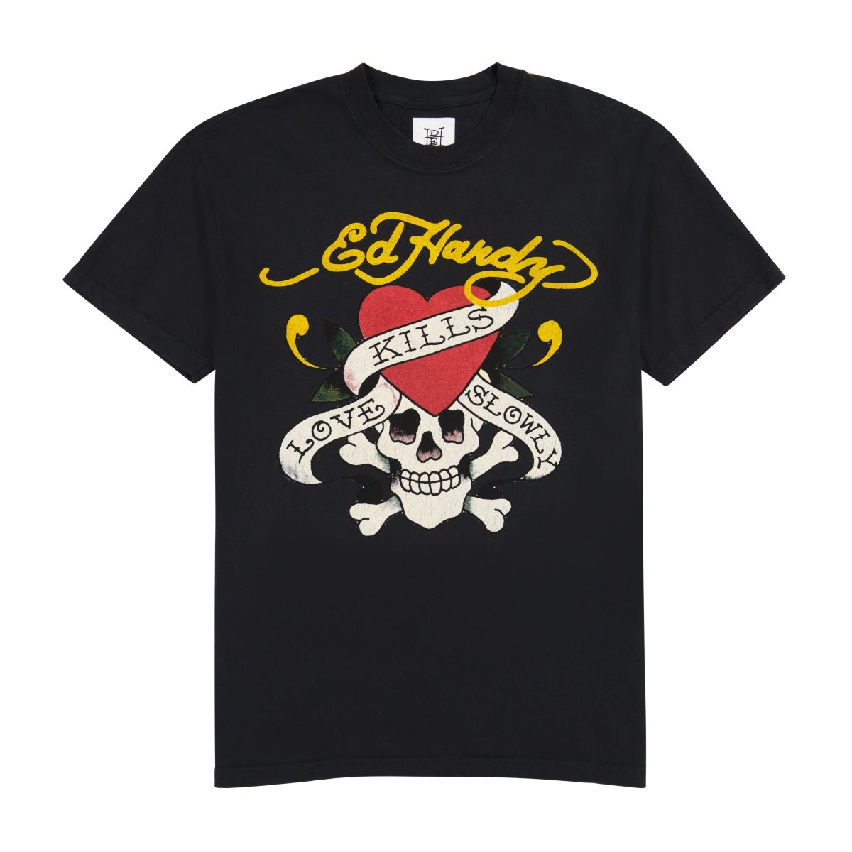 Black Ed Hardy LKS Skull Tee | TY2194075