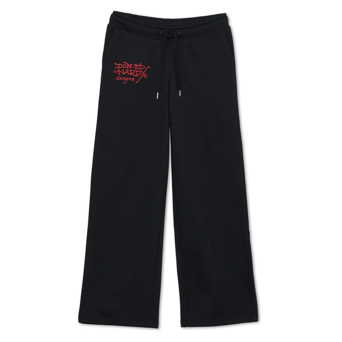 Black Ed Hardy Nyc Skull Flare Sweatpants | NE5920314