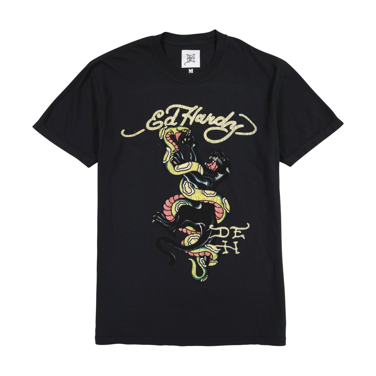 Black Ed Hardy Panther Snake Tee | TF3267895