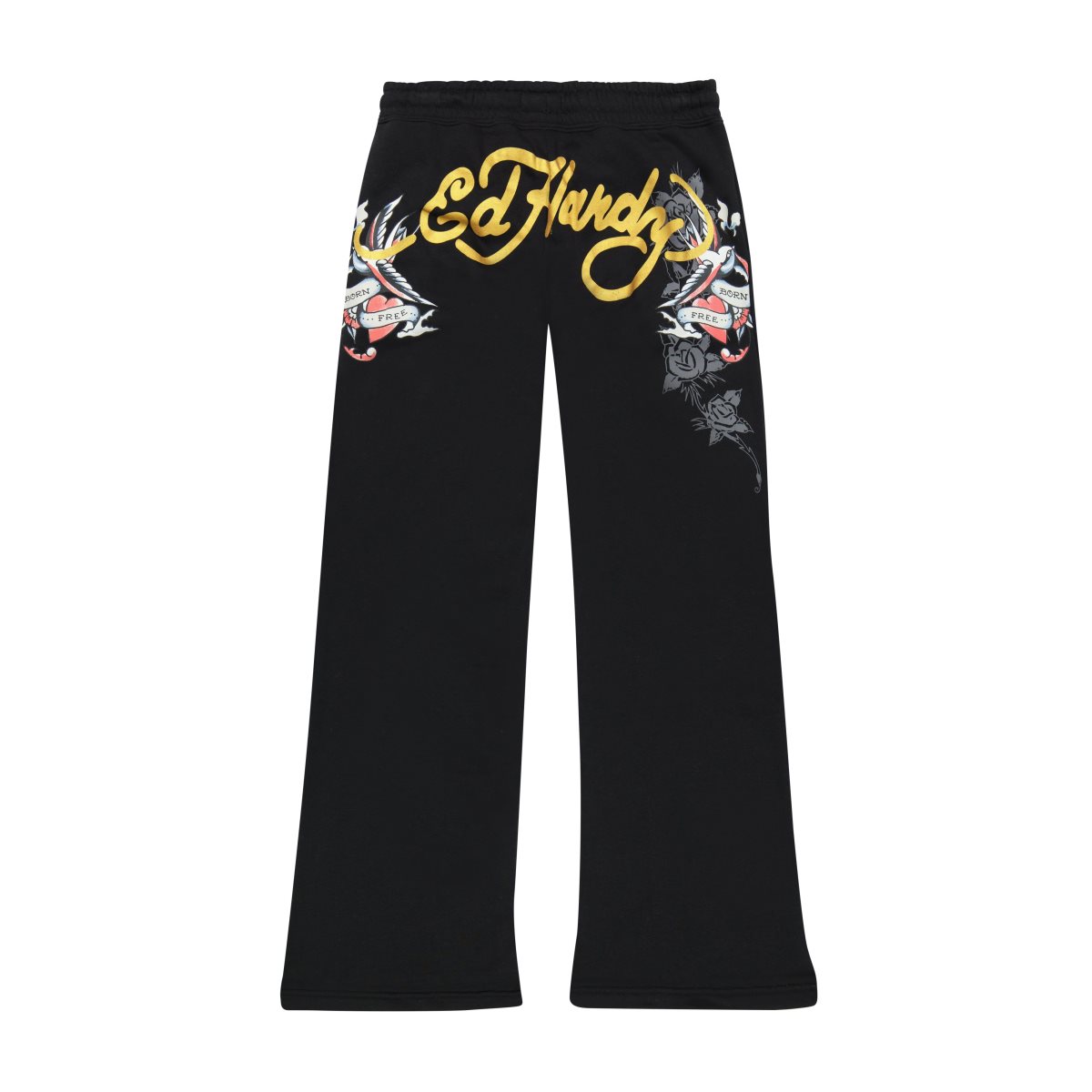 Black Ed Hardy Swallow Sweatpants | HI3782904