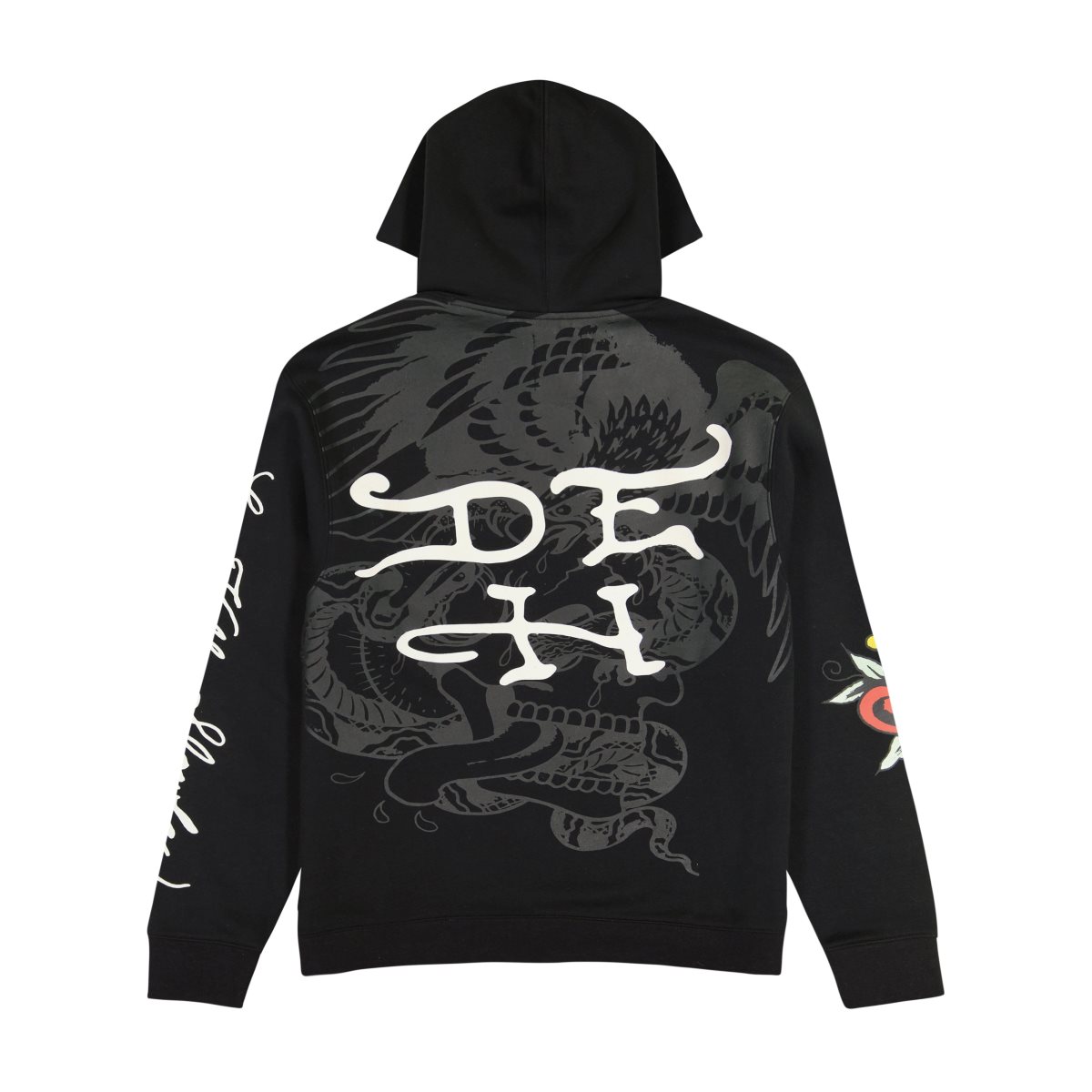 Black Ed Hardy Tiger Dagger Hoodie | PY1035729