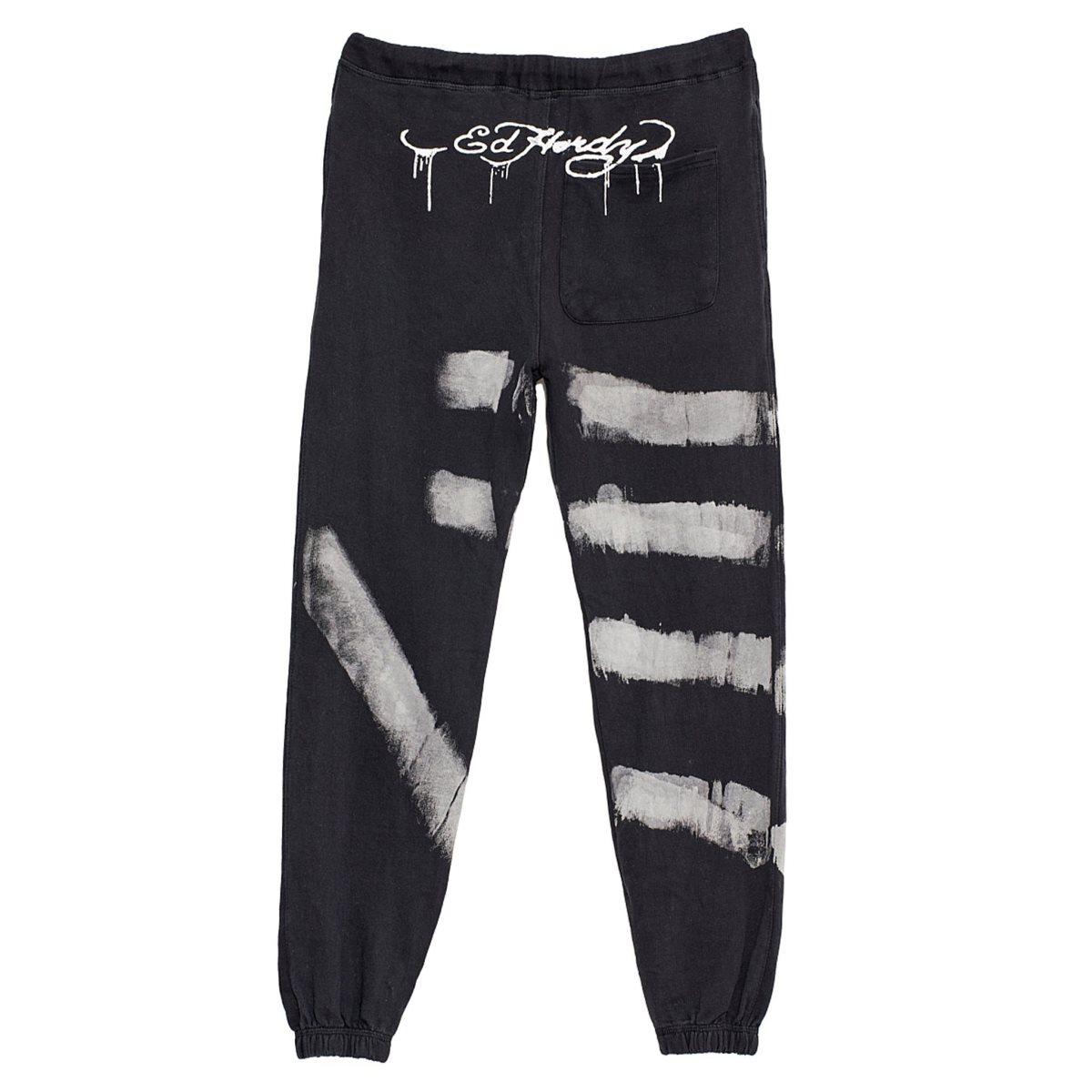 Black White Ed Hardy Dagger Skull Sweatpant | OG9218536