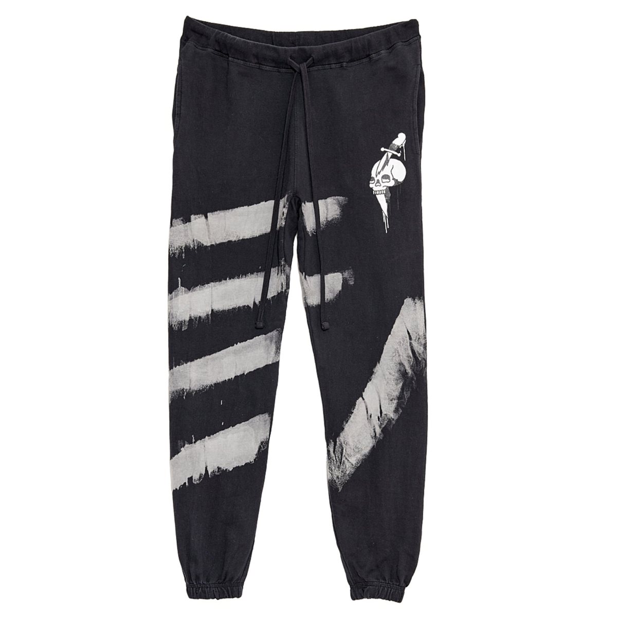 Black White Ed Hardy Dagger Skull Sweatpant | OG9218536