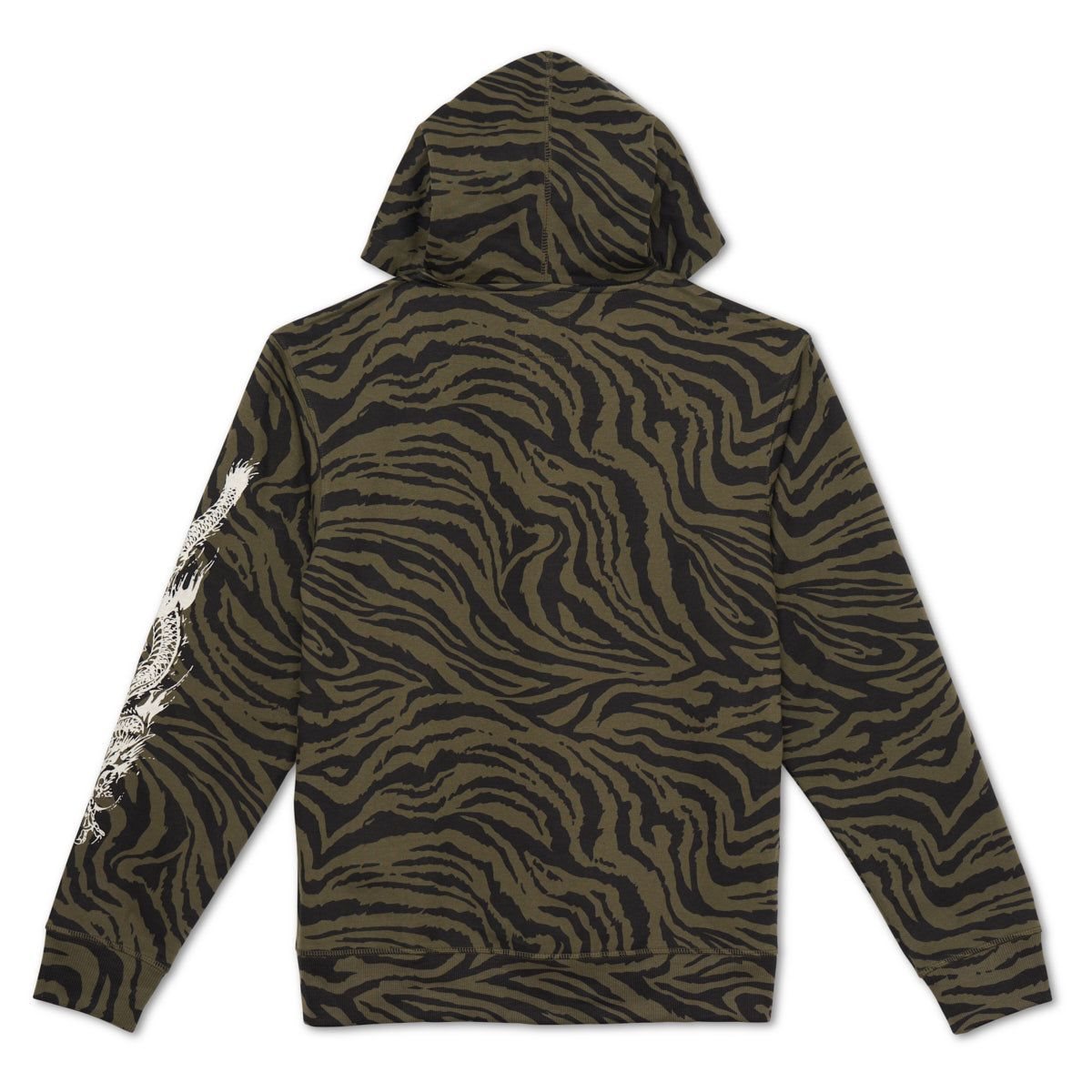 Camo Ed Hardy Dragon Zebra Camo Hoodie | AO8607593