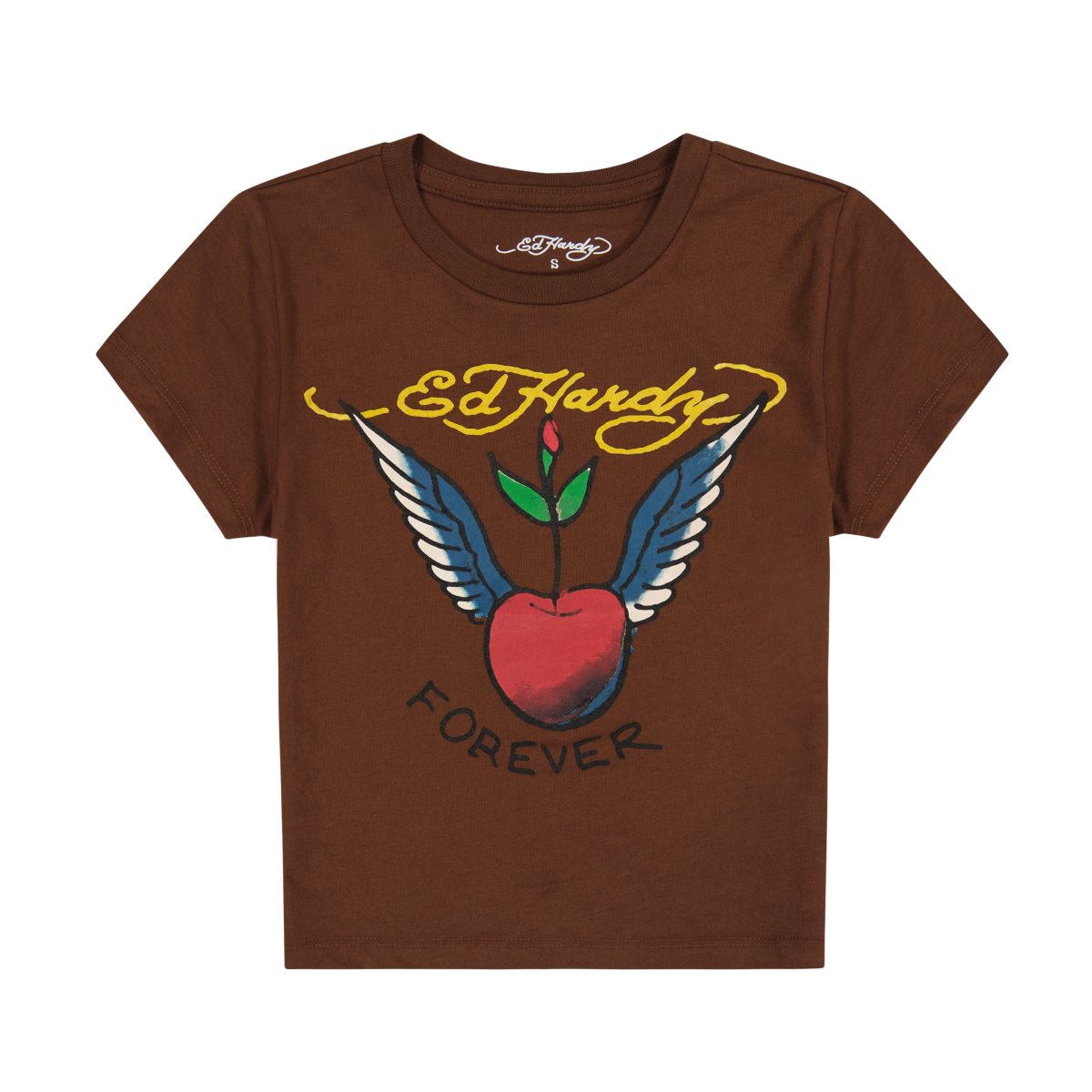 Cocoa Ed Hardy Cherry Wings Baby Tee | TD1260835