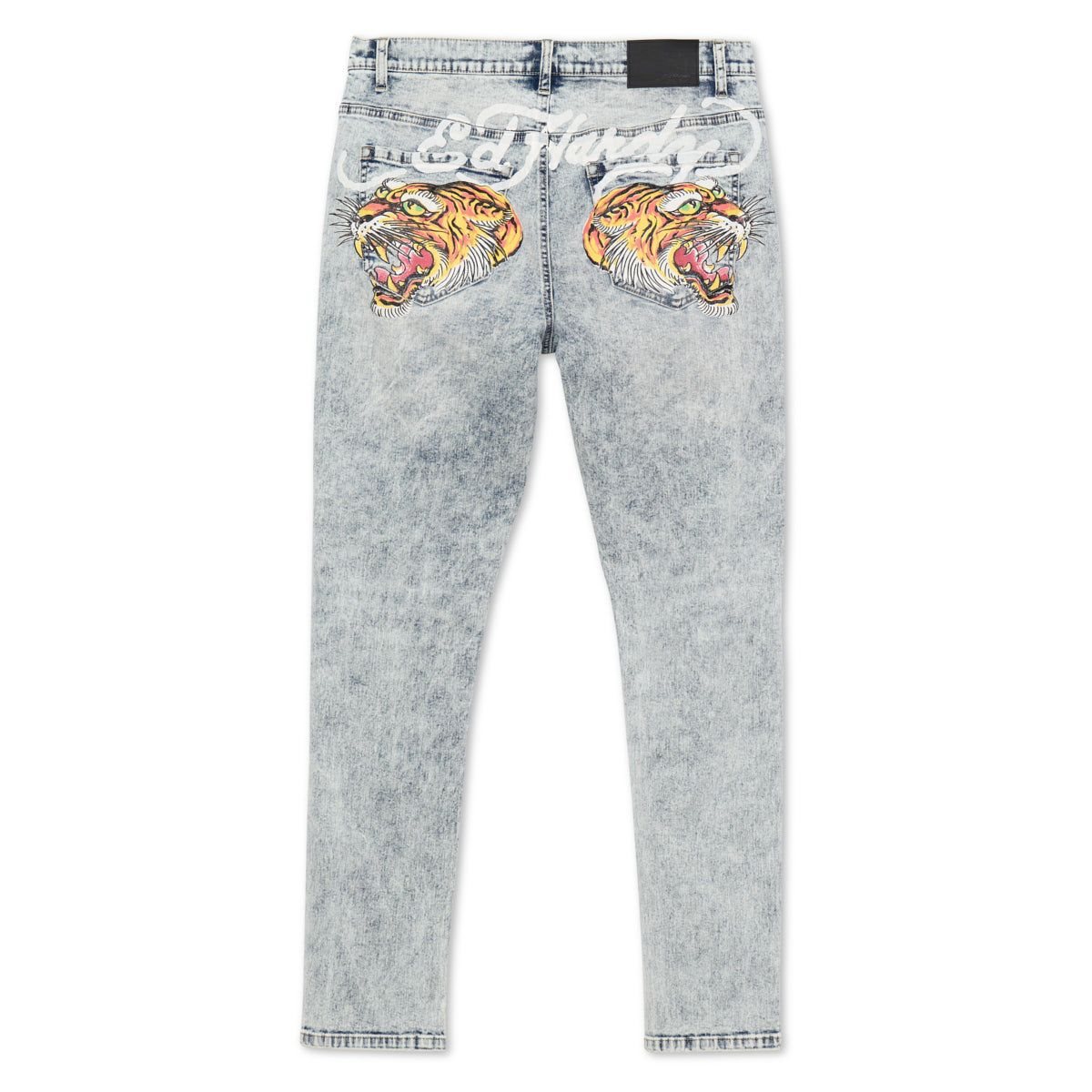 Destructed Acid Ed Hardy Screaming Tiger Slim Skinny Jean | XD8147395