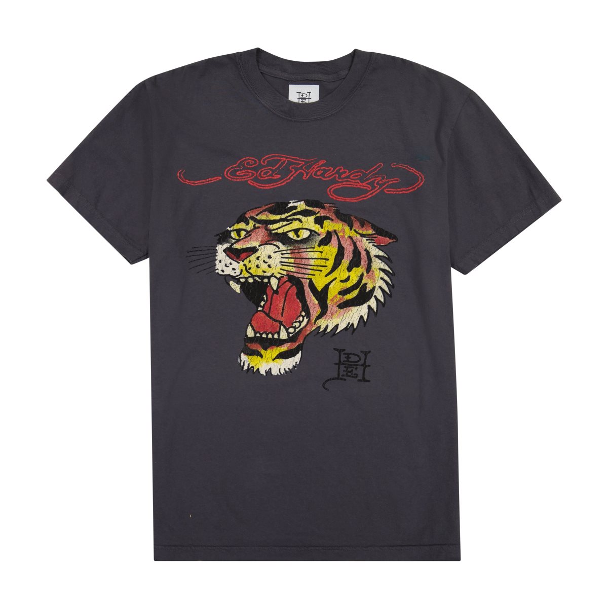 Grey Ed Hardy Profile Tiger Tee | TC3542897