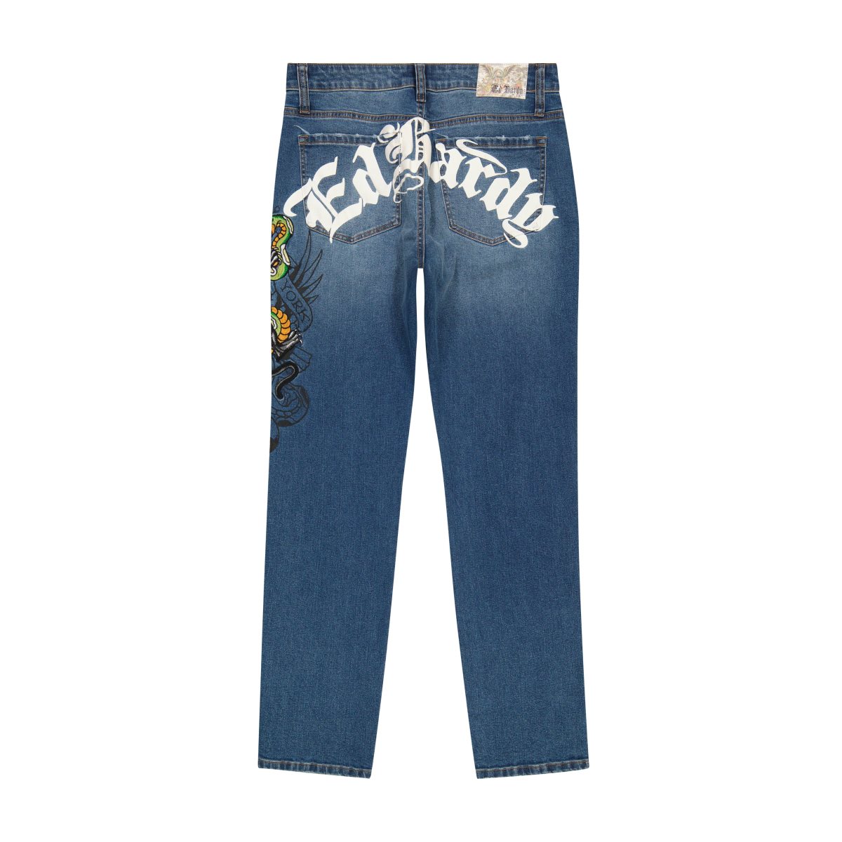 Medium Tint Ed Hardy Panther Snake Slim Taper Jean | RS1263084