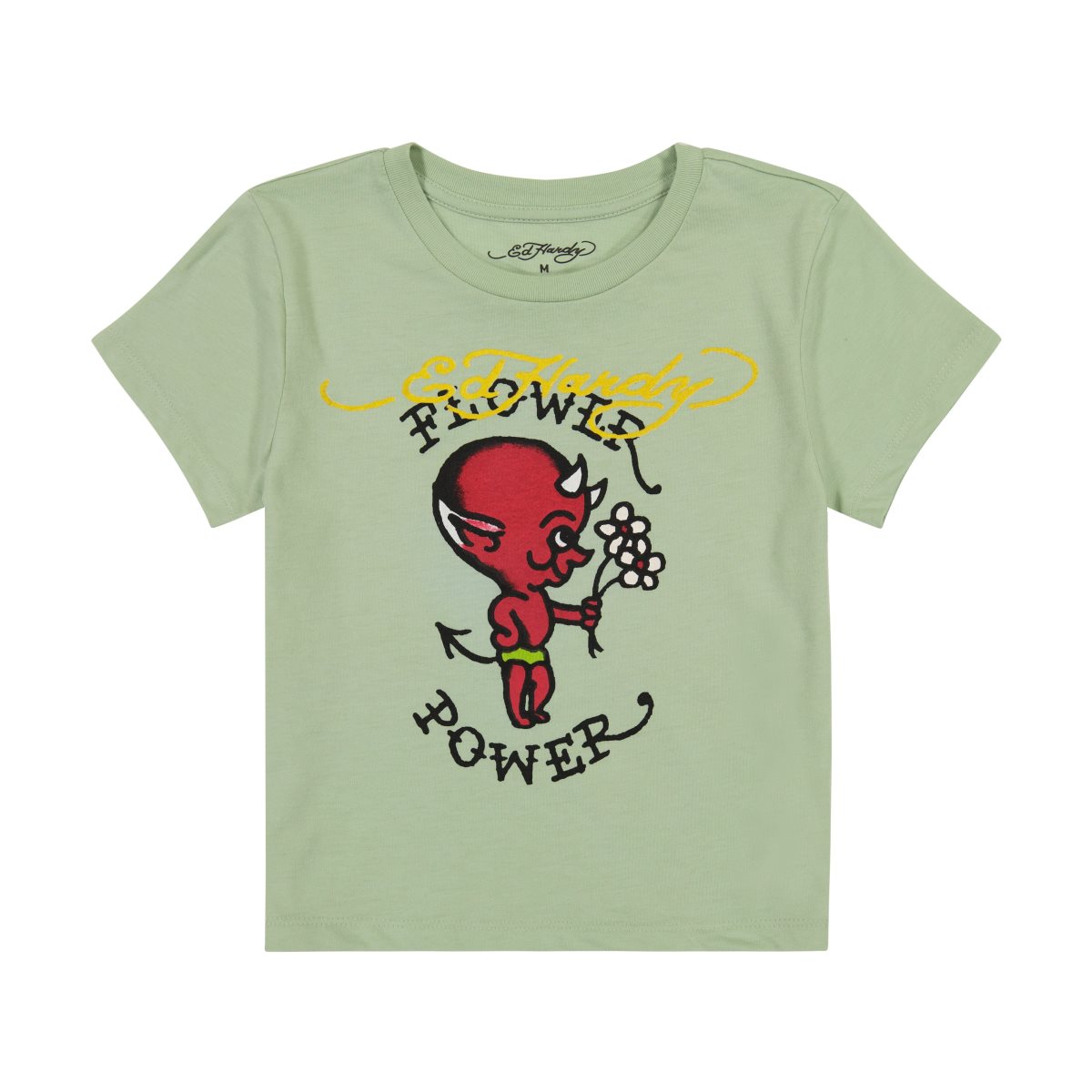 Olive Ed Hardy Baby Devil Baby Tee | DG8614752