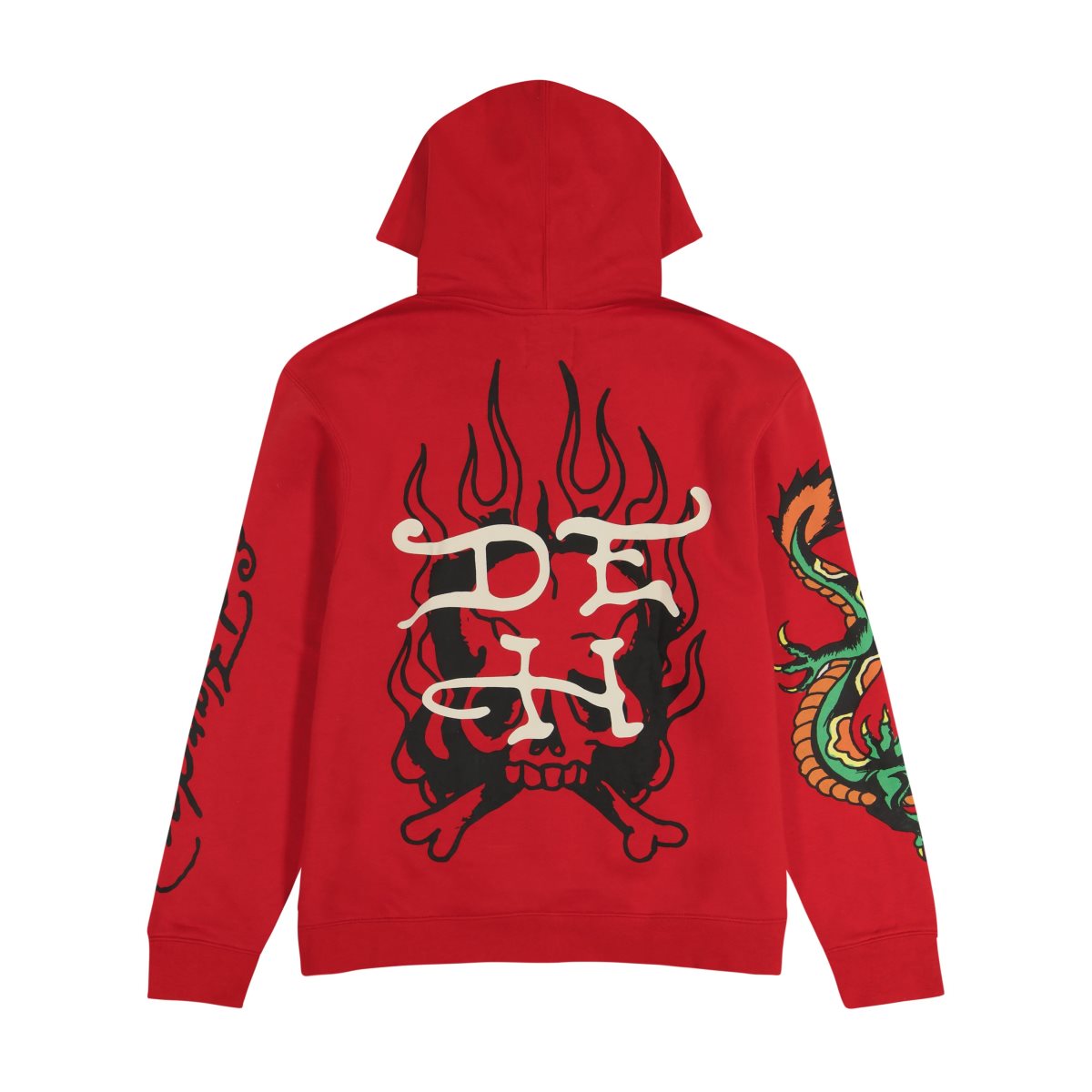 Pink Ed Hardy Flame Cobra Hoodie | AE5023178