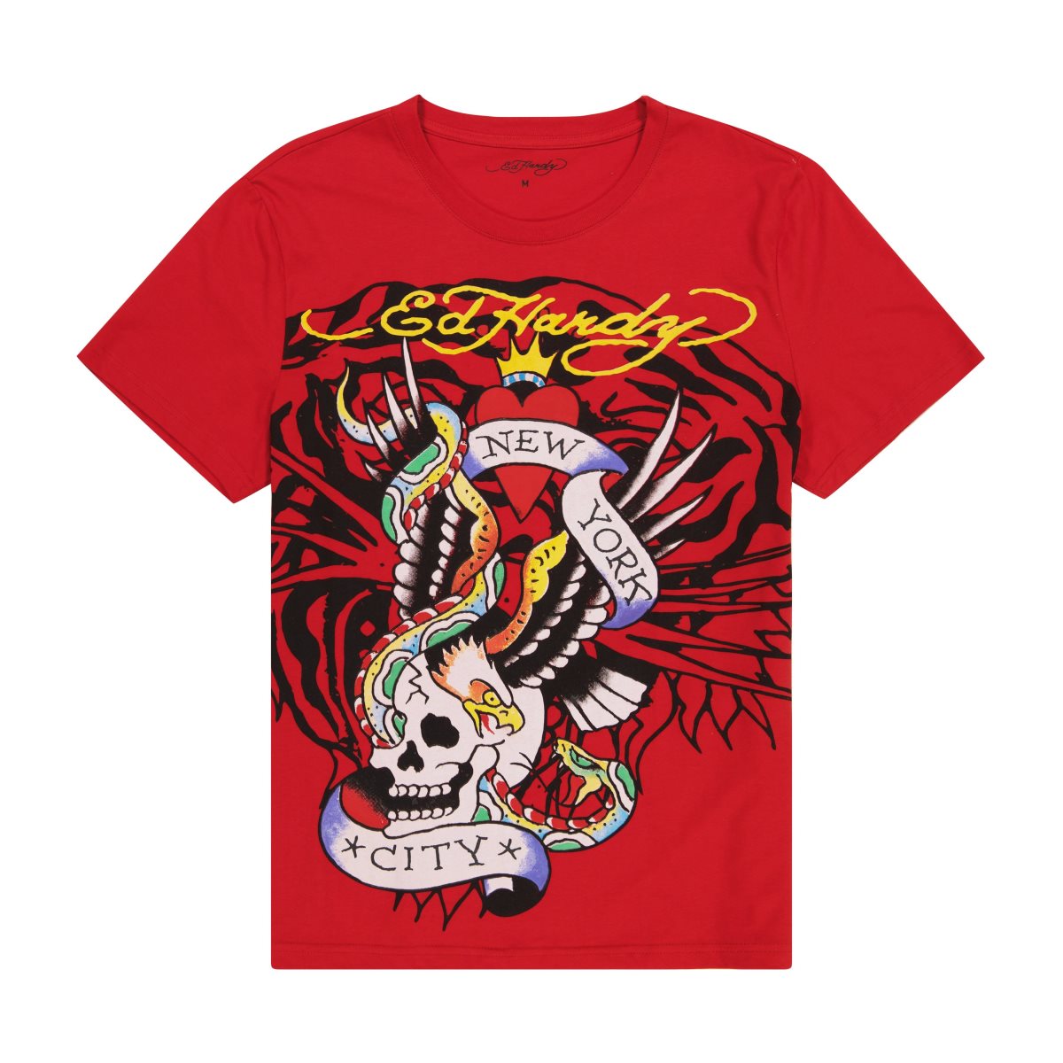 Red Ed Hardy Tiger NYC Eagle Tee | IG2678190