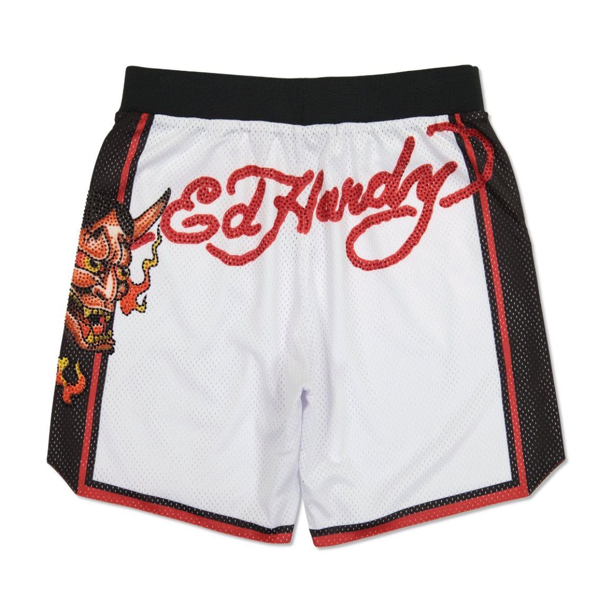 White Ed Hardy Devil Head Short | CG2184035